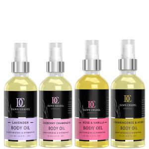 The Exquisite Essence Collection: Frankincense, Myrrh, Rose, Vanilla, Jazberry Champagne, and Lavender Body Oil