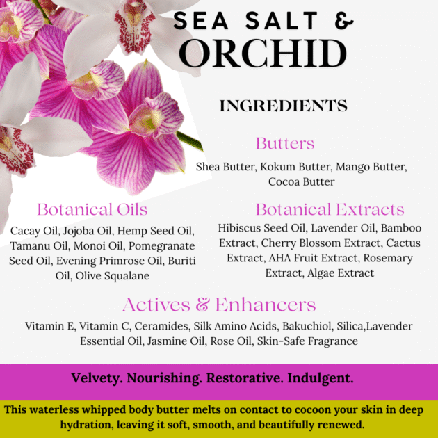 Sea Salt and Orchid Body Butter - Image 5
