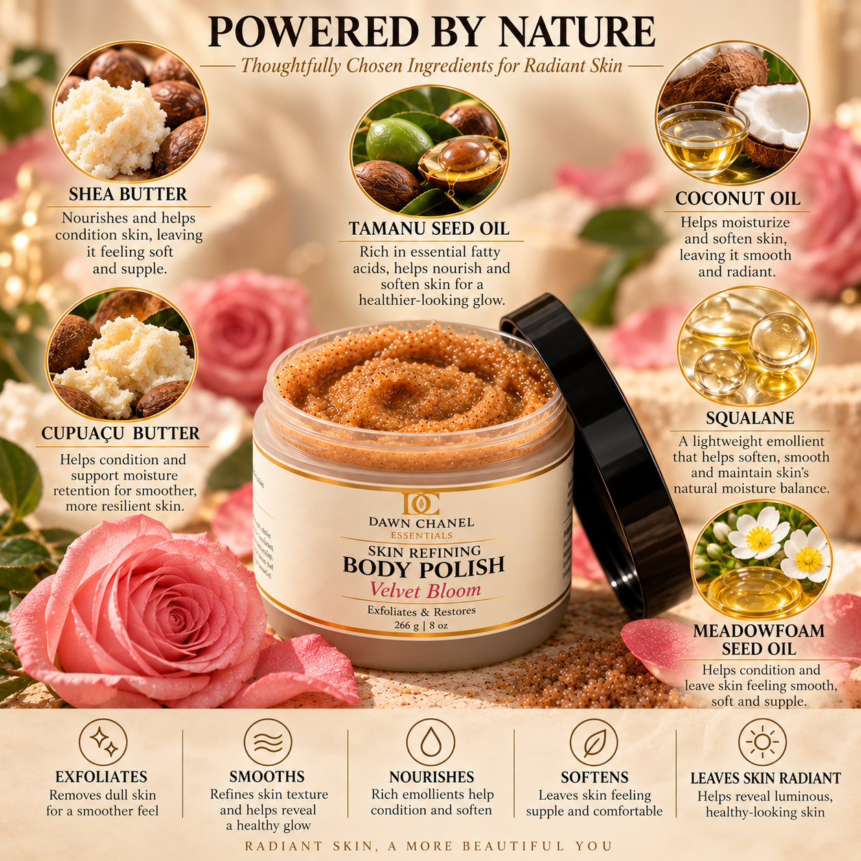 SKIN REFINING BODY POLISH | VELVET BLOOM - Image 5