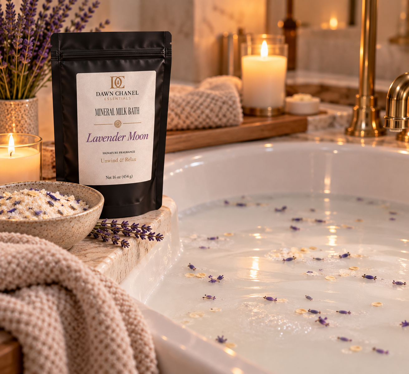 MINERAL MILK BATH | LAVENDER MOON - Image 5