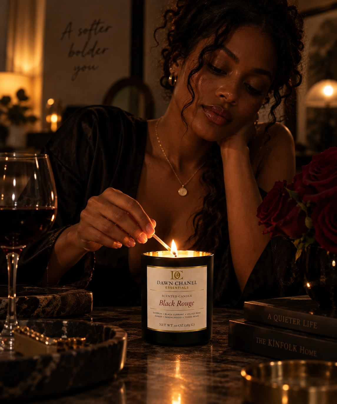 SCENTED CANDLE | BLACK ROUGE - Image 3